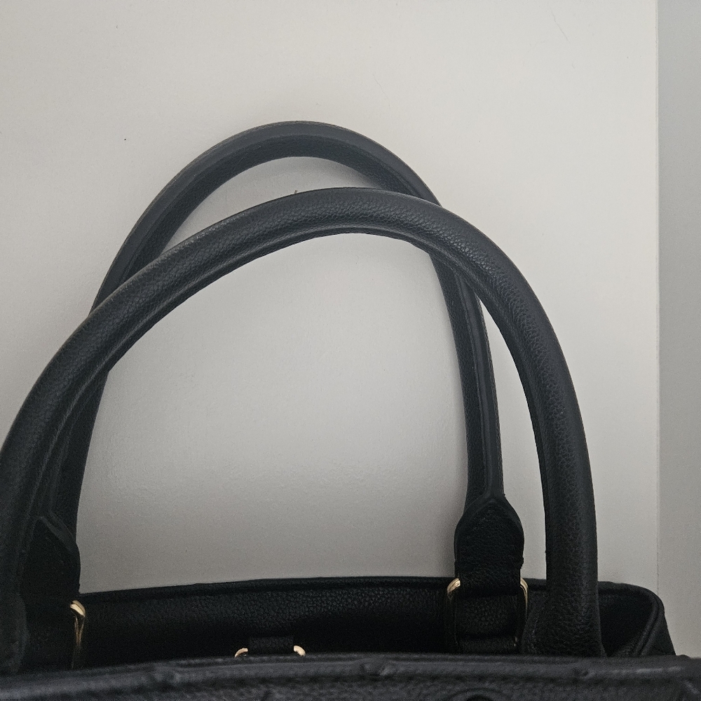 Designer Inspired Black Monogram Medium Tote ๐ค - Picture 5 of 10